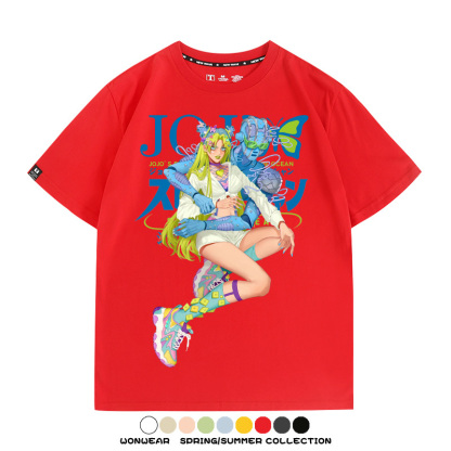 JOJO的奇妙冒險石之海動漫周邊短袖T恤