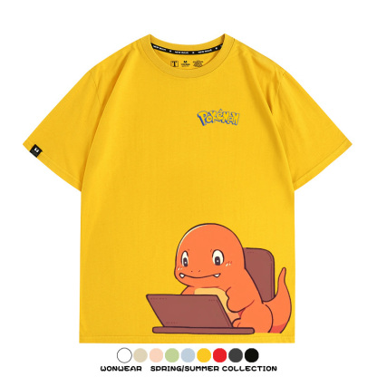 精靈寶可夢上班族 親子情侶裝寬鬆短袖T