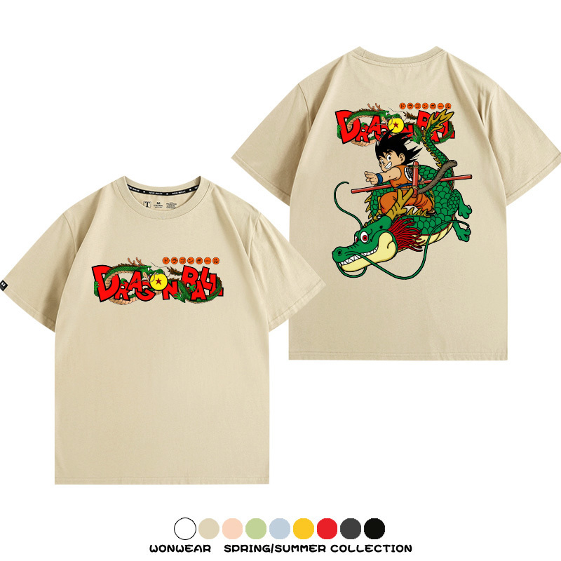 七龍珠 動漫周邊寬鬆百搭純棉短袖t-shirt
