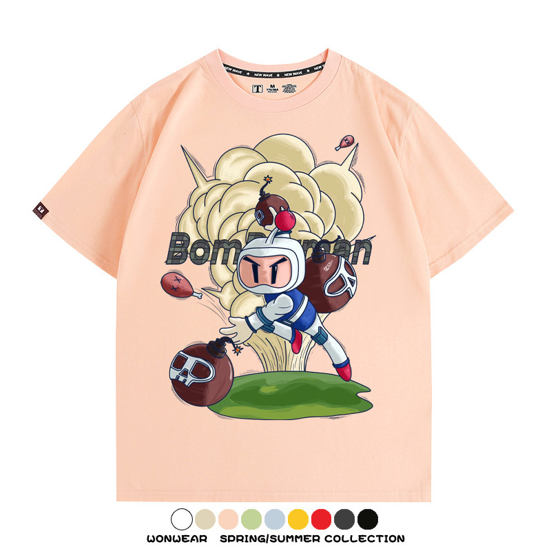 轟炸超人遊戲周邊短袖T恤