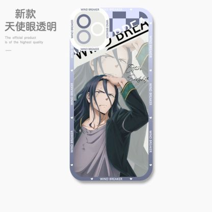 蘋果 系列防風少年天使眼透明防摔軟殼