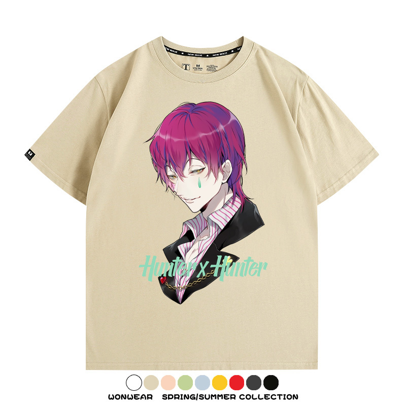 全職獵人西索庫洛洛動漫周邊短袖T恤