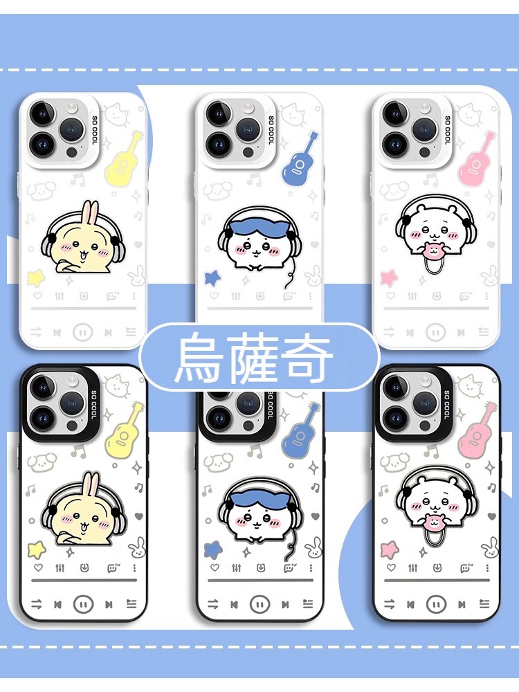 蘋果 系列chiikawa 天使眼透明 液態防摔軟殼