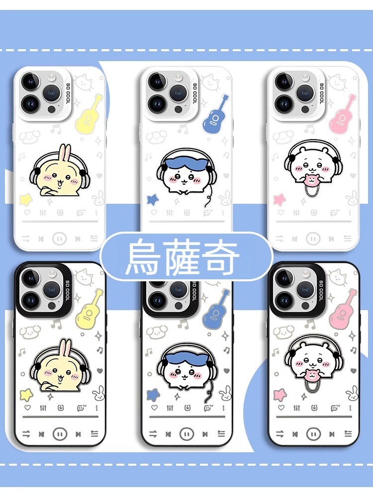 蘋果 系列chiikawa 天使眼透明 液態防摔軟殼