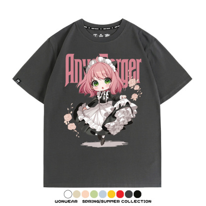 間諜家家酒阿尼亞福傑聯名 親子情侶裝寬鬆短袖T