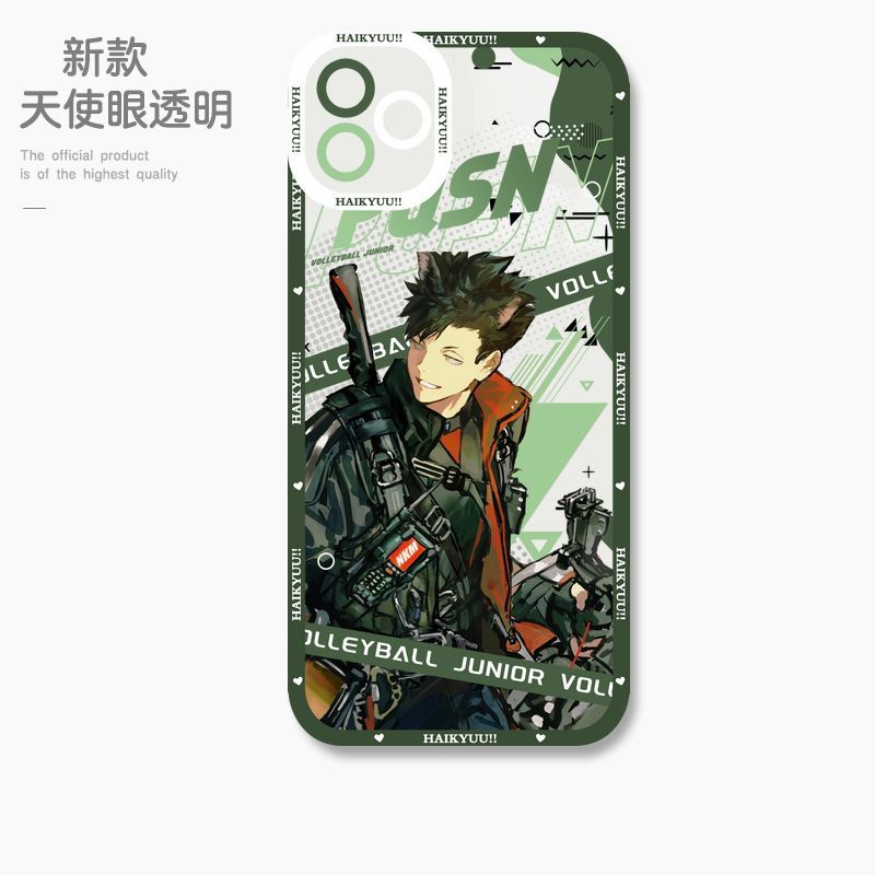 蘋果 系列排球少年 天使眼透明防摔軟殼