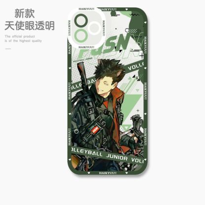 蘋果 系列排球少年 天使眼透明防摔軟殼