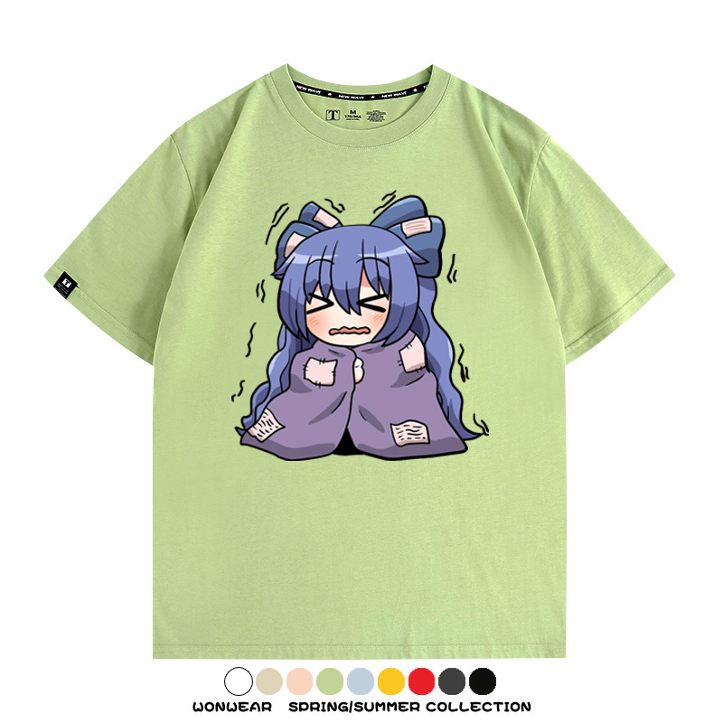 東方project憑依華 親子情侶裝寬鬆短袖T