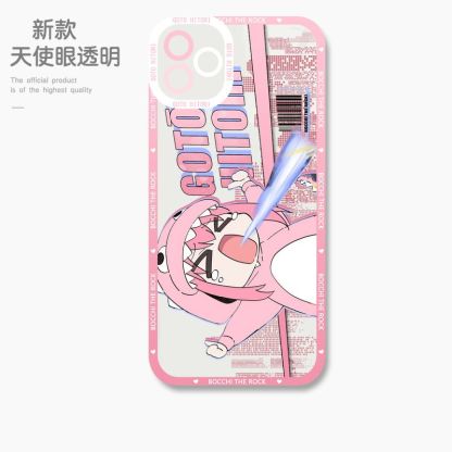 蘋果 系列孤獨搖滾天使眼透明防摔軟殼