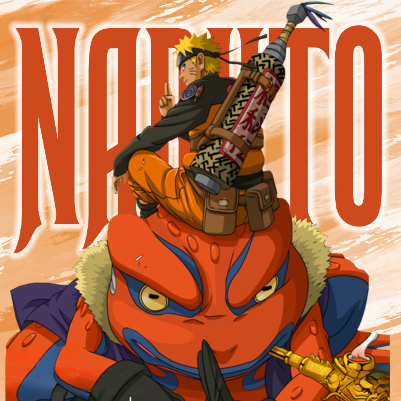 火影忍者蛤蟆吉旋渦鳴人動漫周邊短袖T恤