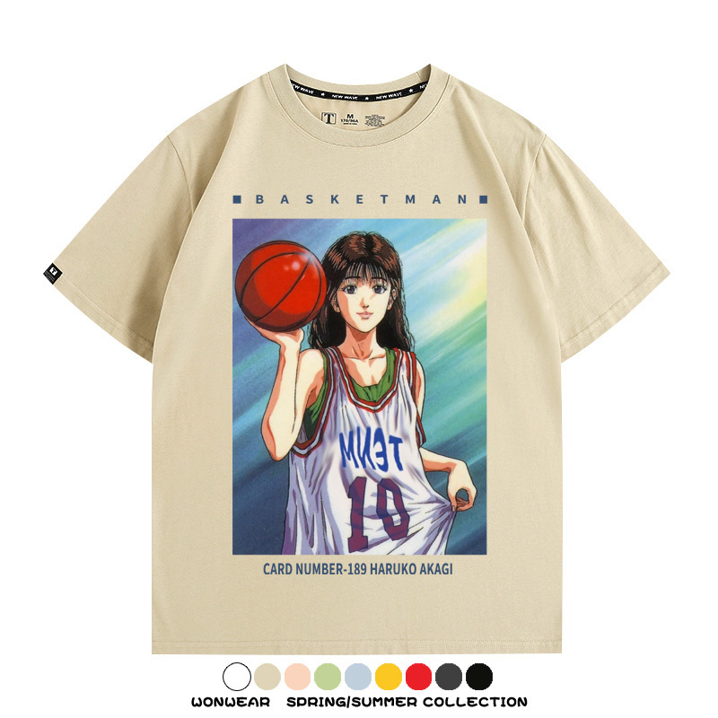 灌籃高手赤木晴子 親子情侶裝寬鬆短袖T