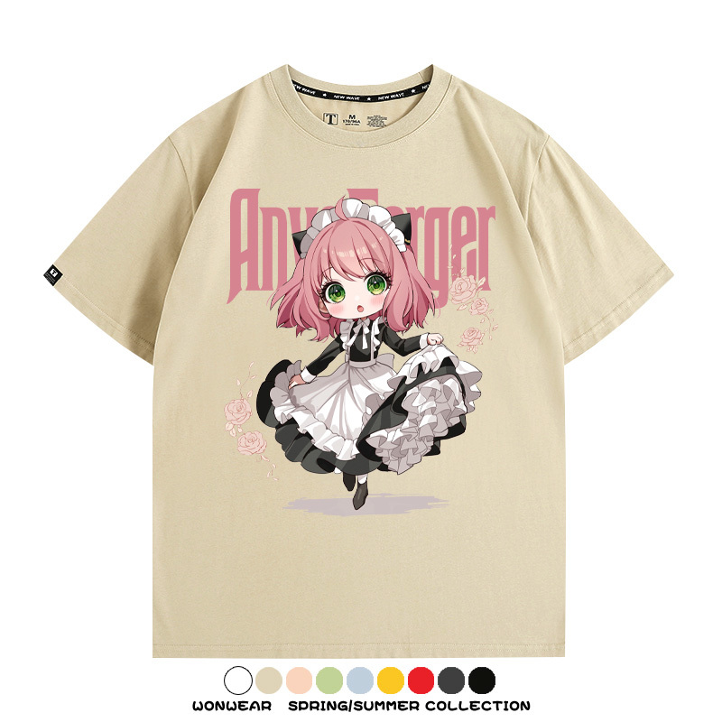 間諜家家酒阿尼亞福傑聯名 親子情侶裝寬鬆短袖T