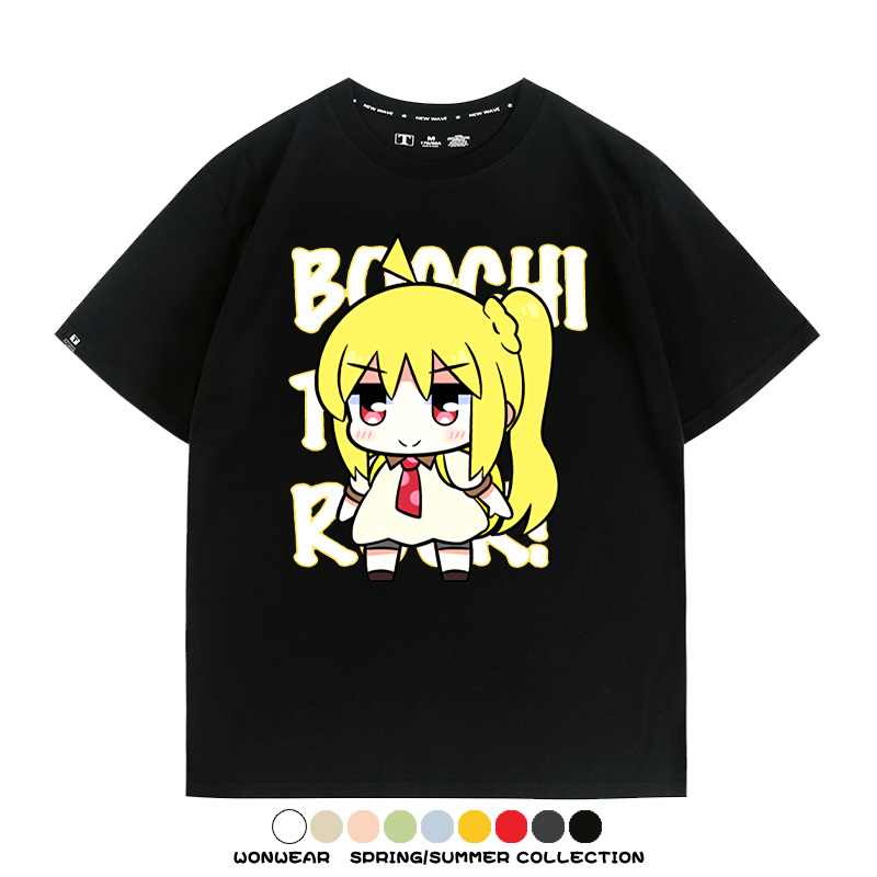 Q版孤獨搖滾 親子情侶裝寬鬆短袖T