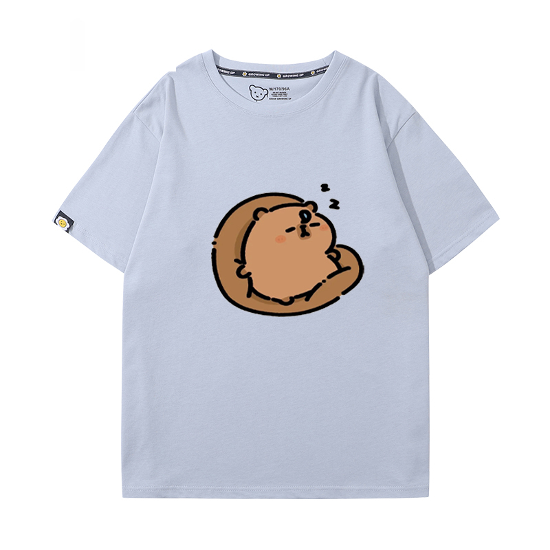 卡皮巴拉 2024親子情侶男女同款 T恤