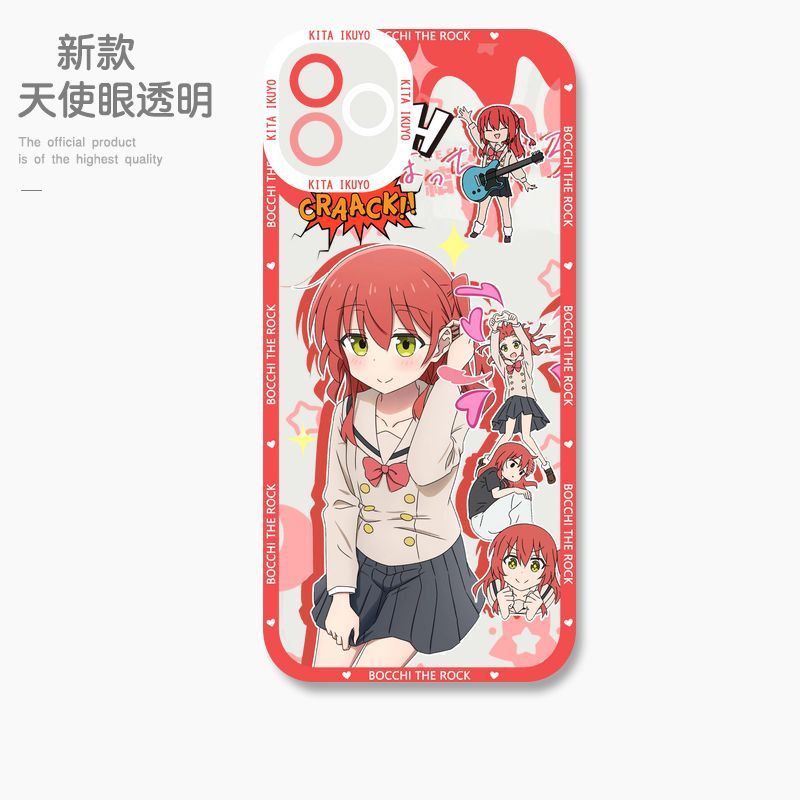 蘋果 系列孤獨搖滾天使眼透明防摔軟殼