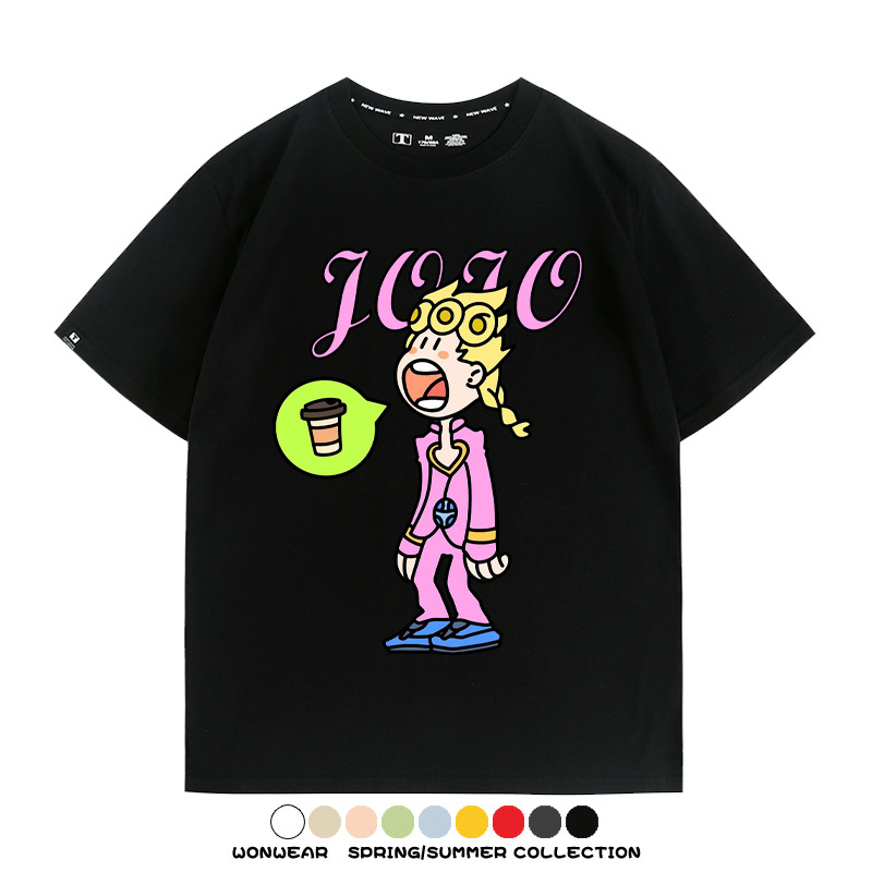 惡搞JOJO的奇妙冒險 親子情侶裝寬鬆短袖T