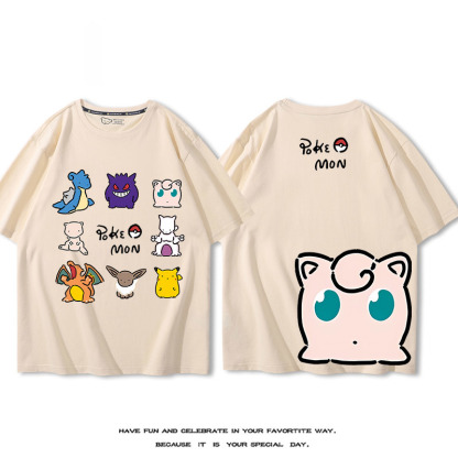 精靈寶可夢 2024親子情侶男女同款 T恤
