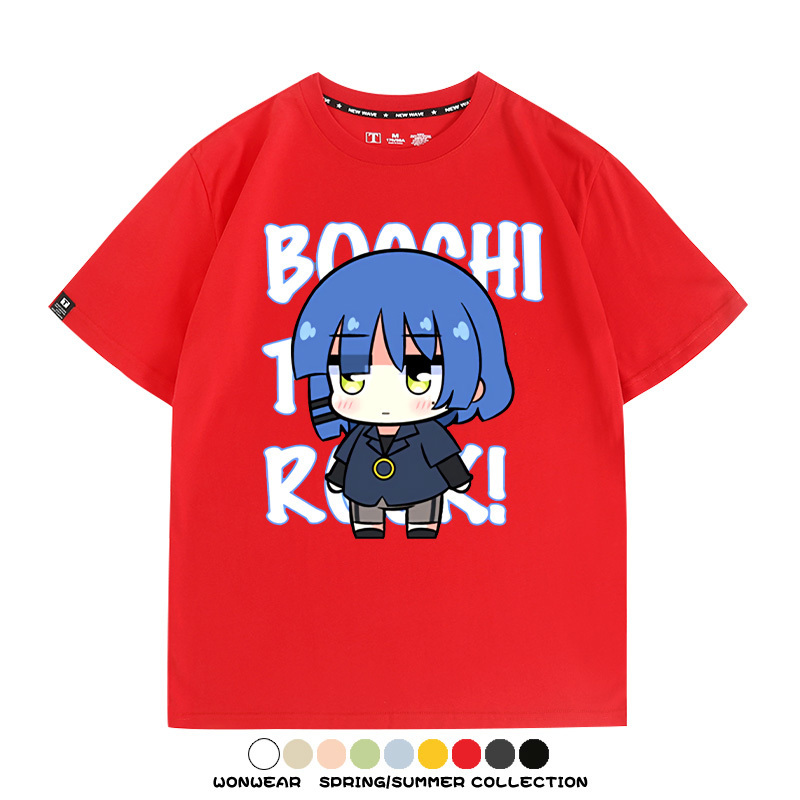 Q版孤獨搖滾 親子情侶裝寬鬆短袖T