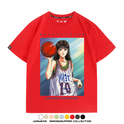 灌籃高手赤木晴子 親子情侶裝寬鬆短袖T