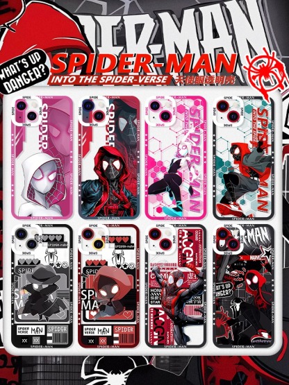 蘋果 系列蜘蛛俠 天使眼透明防摔軟殼