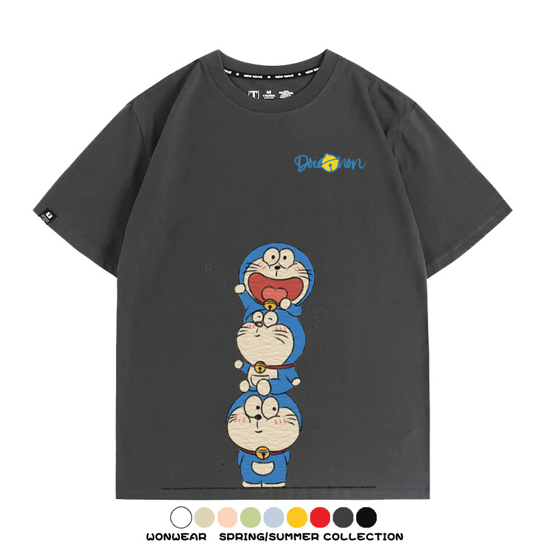 哆啦A夢聯名 親子情侶裝寬鬆短袖T