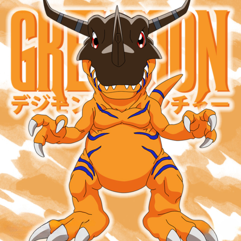 數碼寶貝聯名暴龍獸 親子情侶裝寬鬆短袖T