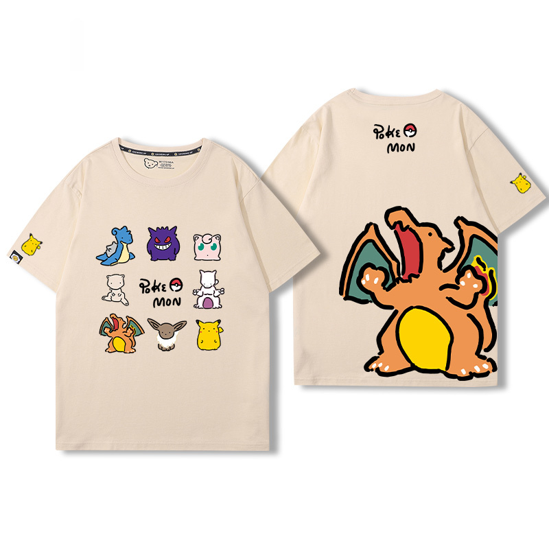 精靈寶可夢 2024親子情侶男女同款 T恤