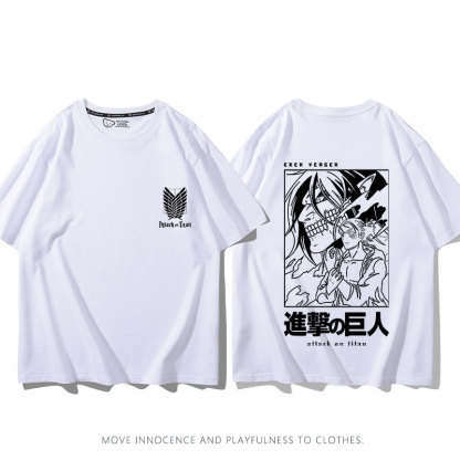 進擊的巨人 2024親子情侶男女同款 T恤