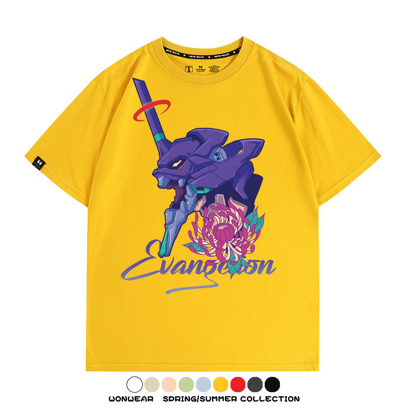 EVA初號機01聯名 親子情侶裝寬鬆短袖T