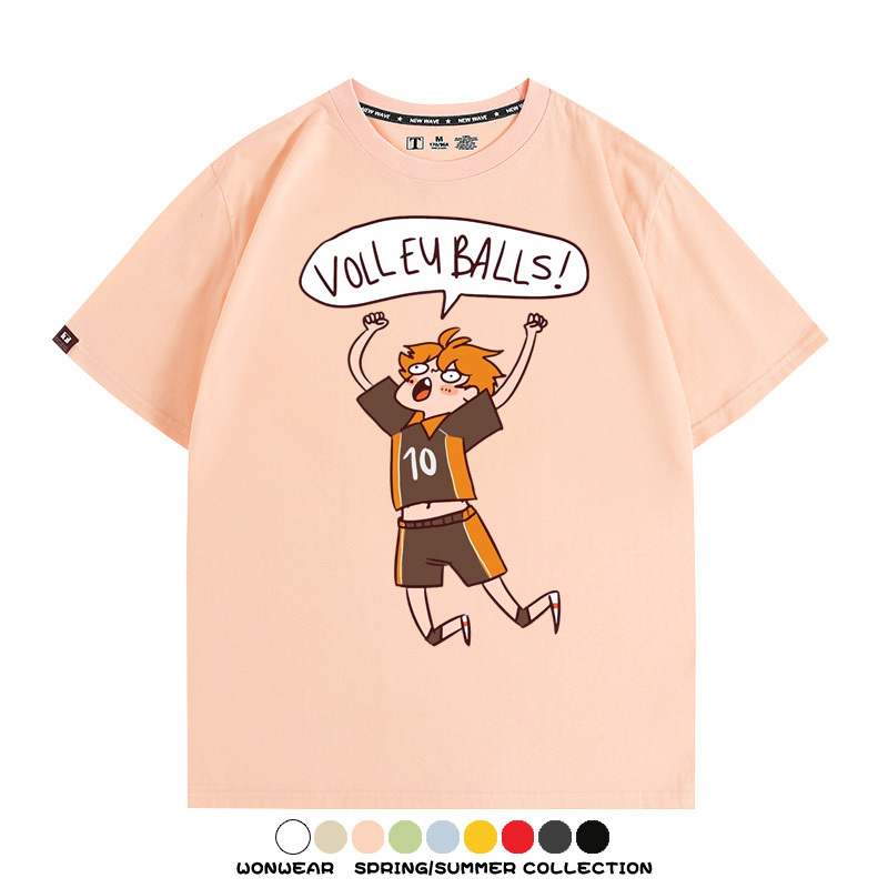 排球少年動漫周邊短袖T恤