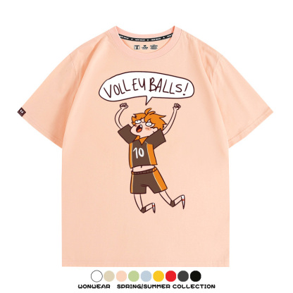 排球少年動漫周邊短袖T恤