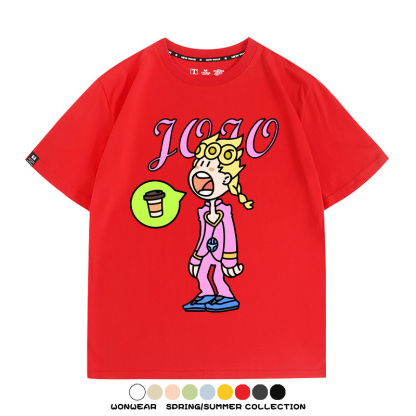 惡搞JOJO的奇妙冒險 親子情侶裝寬鬆短袖T