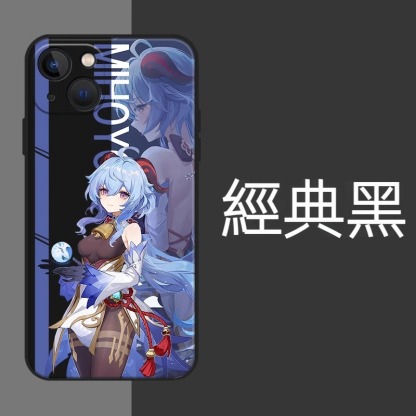 蘋果 系列原神 液態硅膠防摔軟殼