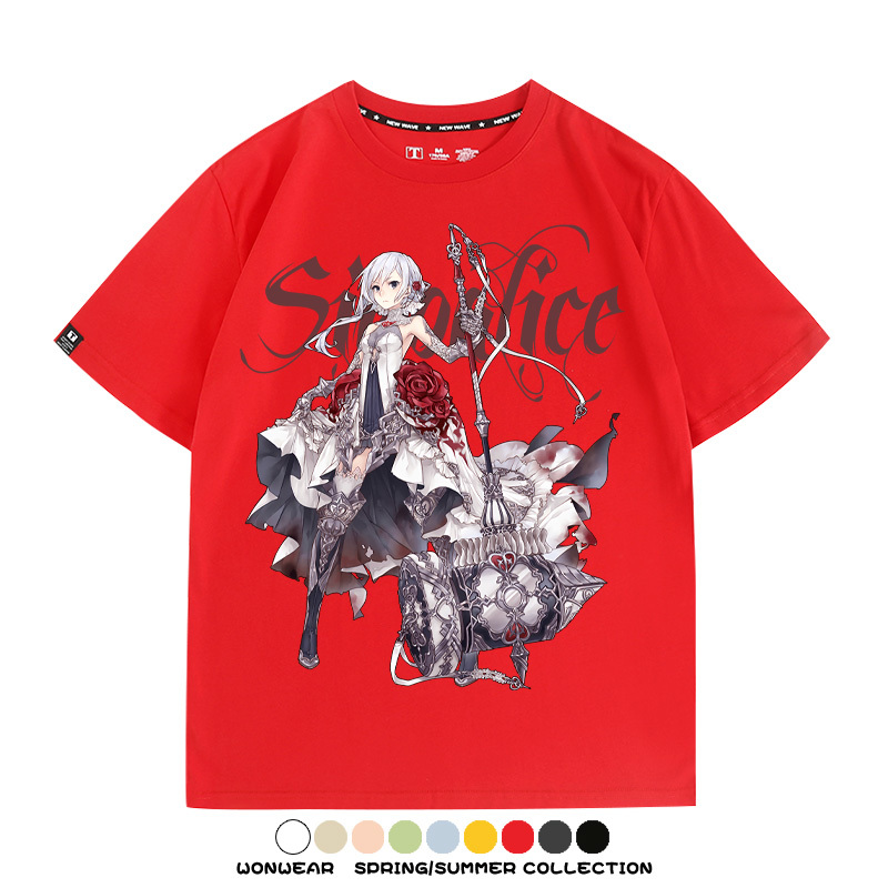 死亡愛麗絲聯名 親子情侶裝寬鬆短袖T