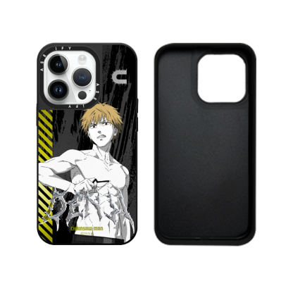 蘋果 系列鏈鋸人 亞克力鏡面保護殼