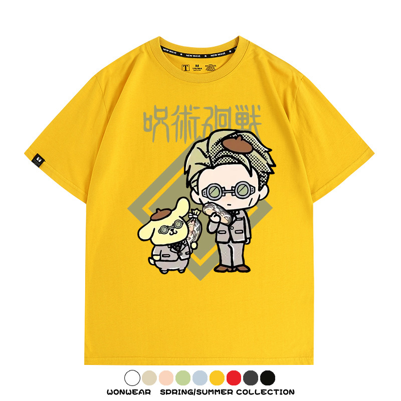 咒術迴戰聯名三麗鷗 親子情侶裝寬鬆短袖T