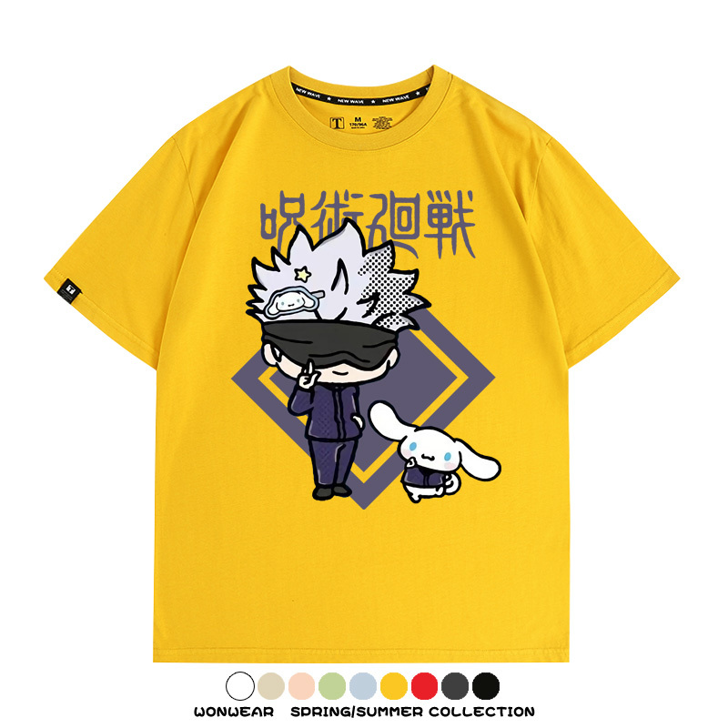 咒術迴戰聯名三麗鷗 親子情侶裝寬鬆短袖T