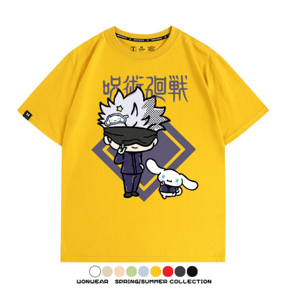 咒術迴戰聯名三麗鷗 親子情侶裝寬鬆短袖T