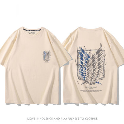 進擊的巨人 2024親子情侶男女同款 T恤