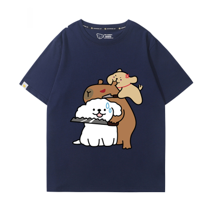 卡皮巴拉 2024親子情侶男女同款 T恤
