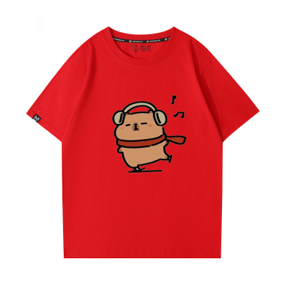 卡皮巴拉 2024親子情侶男女同款 T恤