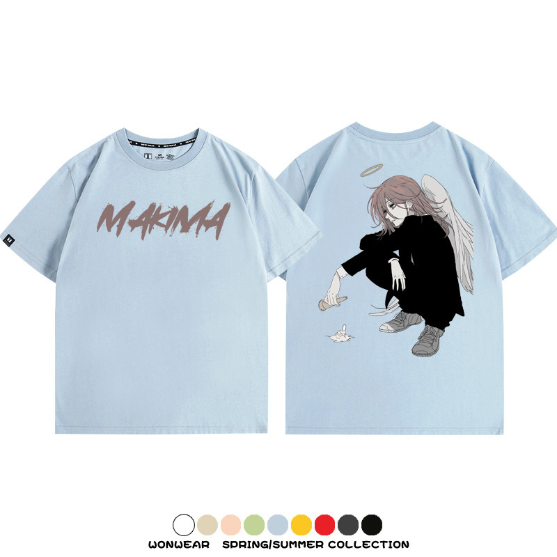 鏈鋸人動漫周邊短袖T恤