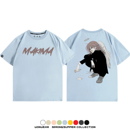鏈鋸人動漫周邊短袖T恤