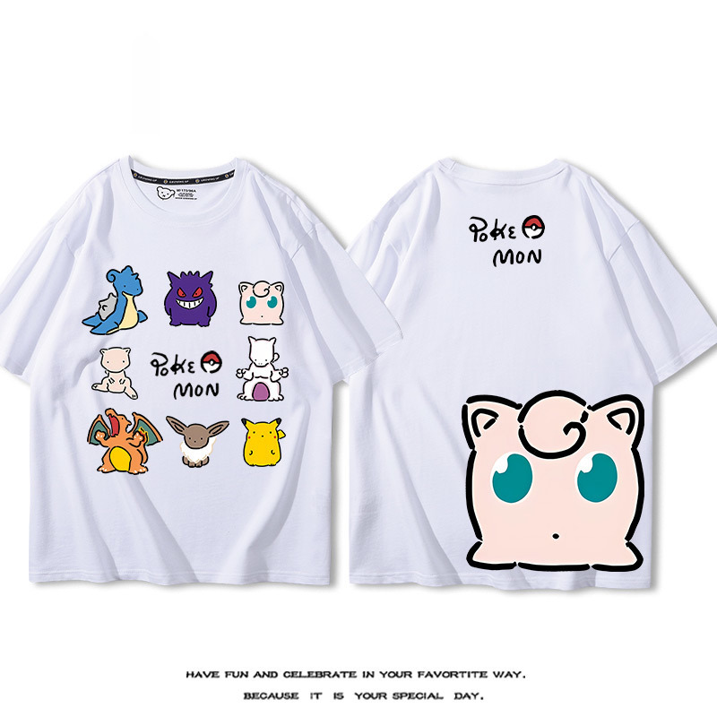 精靈寶可夢 2024親子情侶男女同款 T恤