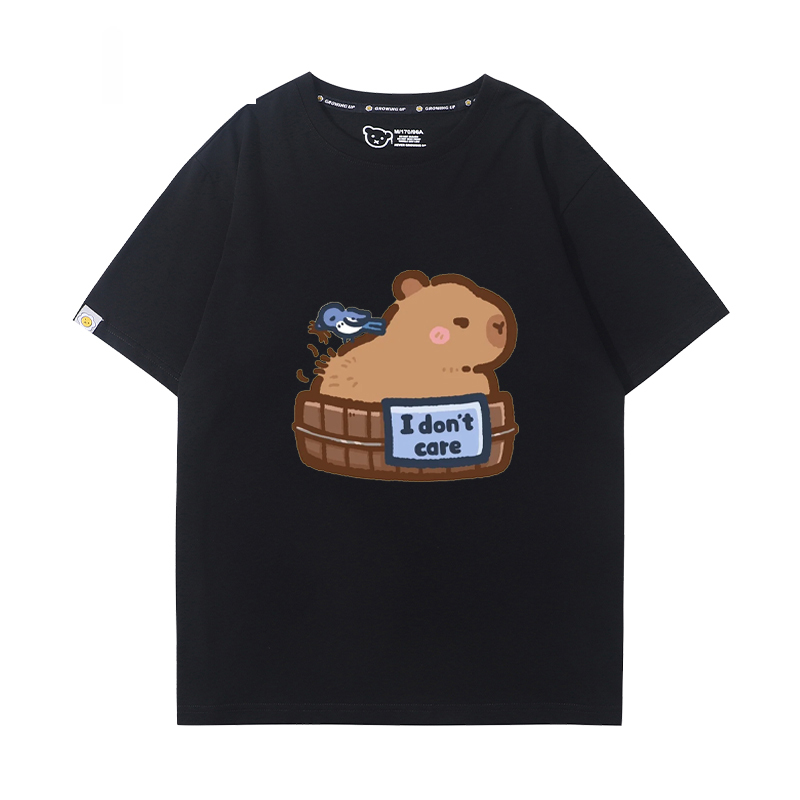 卡皮巴拉 2024親子情侶男女同款 T恤