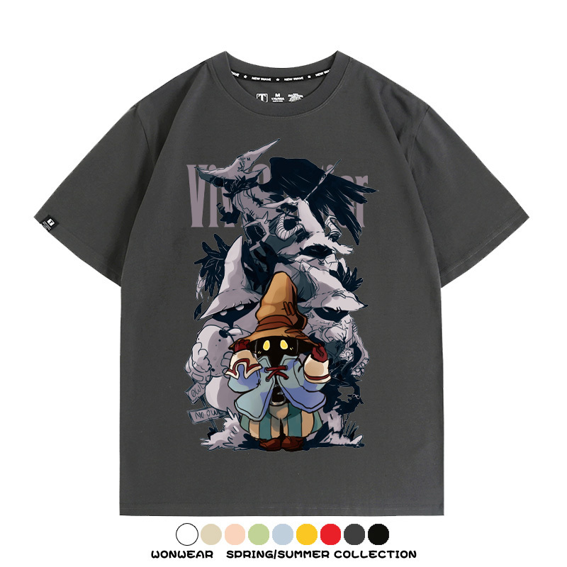 最終幻想9聯名比比奧爾尼迪亞 親子情侶裝寬鬆短袖T