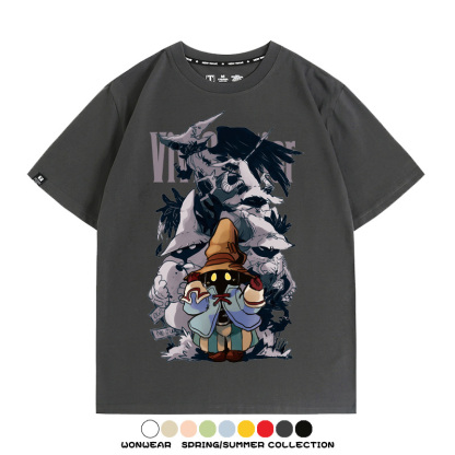 最終幻想9聯名比比奧爾尼迪亞 親子情侶裝寬鬆短袖T