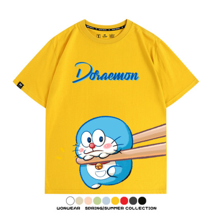 Q彈哆啦A夢動漫周邊短袖T恤