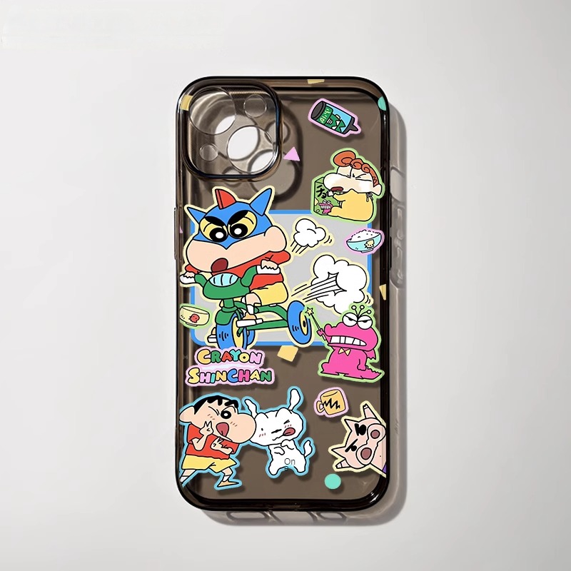 蘋果 系列蠟筆小新天使眼透明防摔軟殼