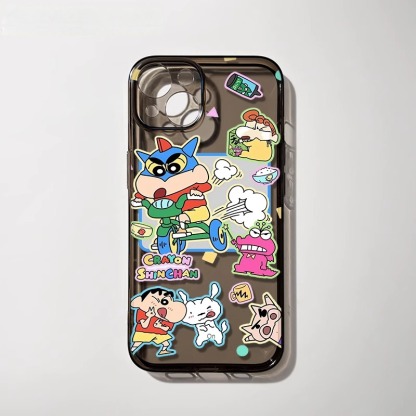 蘋果 系列蠟筆小新天使眼透明防摔軟殼